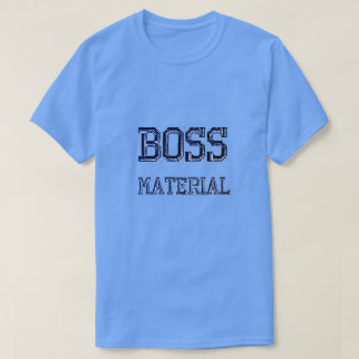 Camiseta de material de jefe