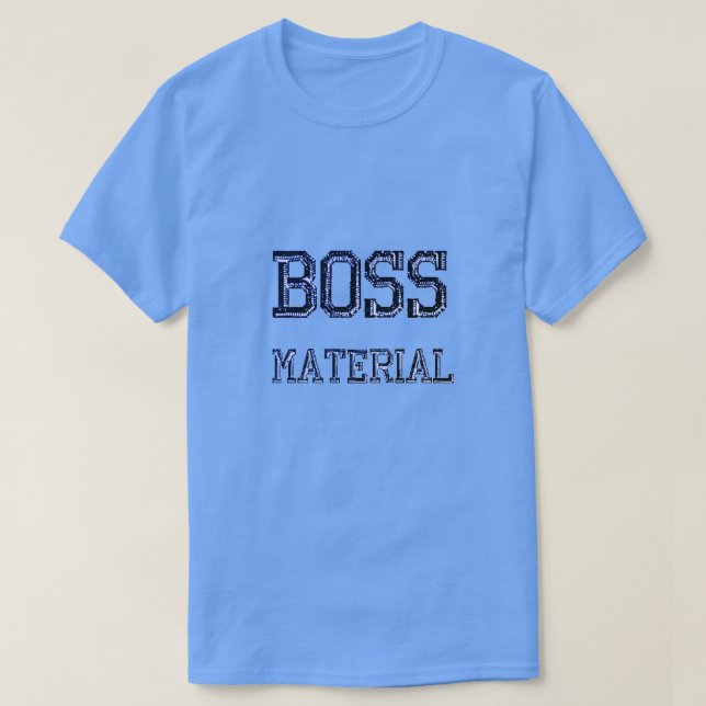 Camiseta de material de jefe (Diseño del anverso)