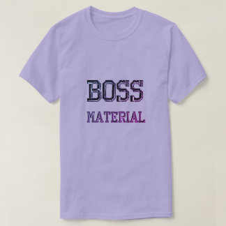 Camiseta de material de jefe