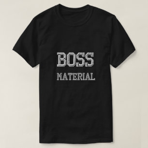 Camiseta de material de jefe