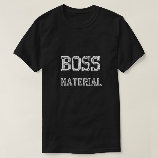 Camiseta de material de jefe (Diseño del anverso)