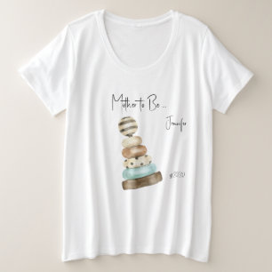 Camiseta de maternidad boho para futura mamá talla