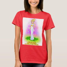 Camiseta de maternidad de diosa (pelo rubio)