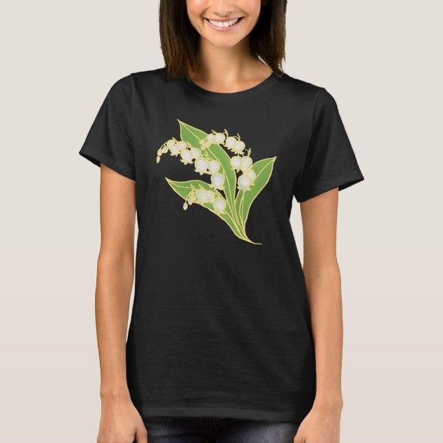 Camiseta de maternidad de las damas: Lily del Vall (Anverso)