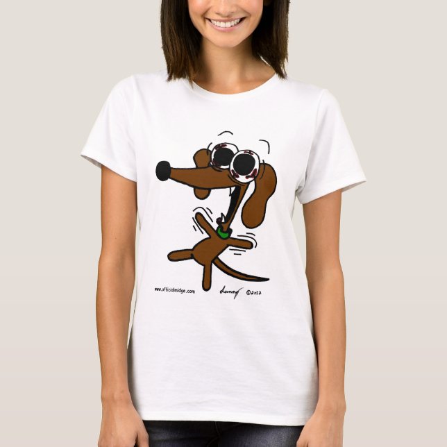 Camiseta De Maternidad De Las Mujeres De Midge Fre (Anverso)