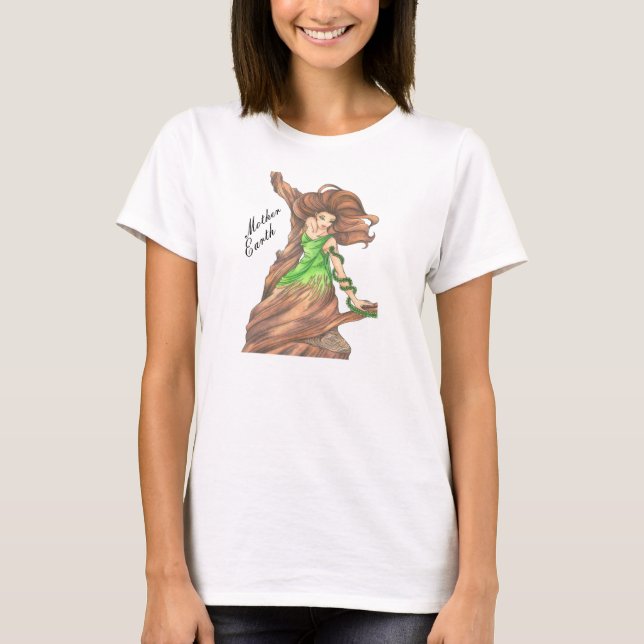 Camiseta de maternidad Madre Tierra (Anverso)