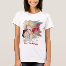 Camiseta de maternidad: Te amo para siempre