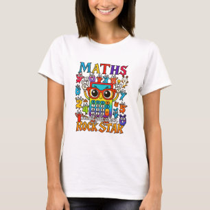 Camiseta de Maths Rockstar para maestros y escuela