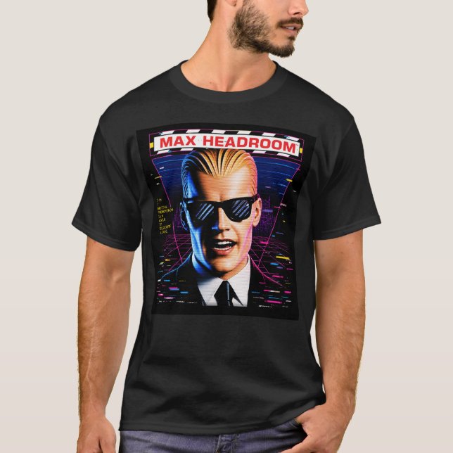 Camiseta de Max Headroom (Anverso)
