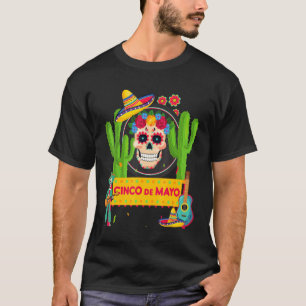 Camiseta De Mayo Cinco Fiesta Hombres Mujeres México Ultima