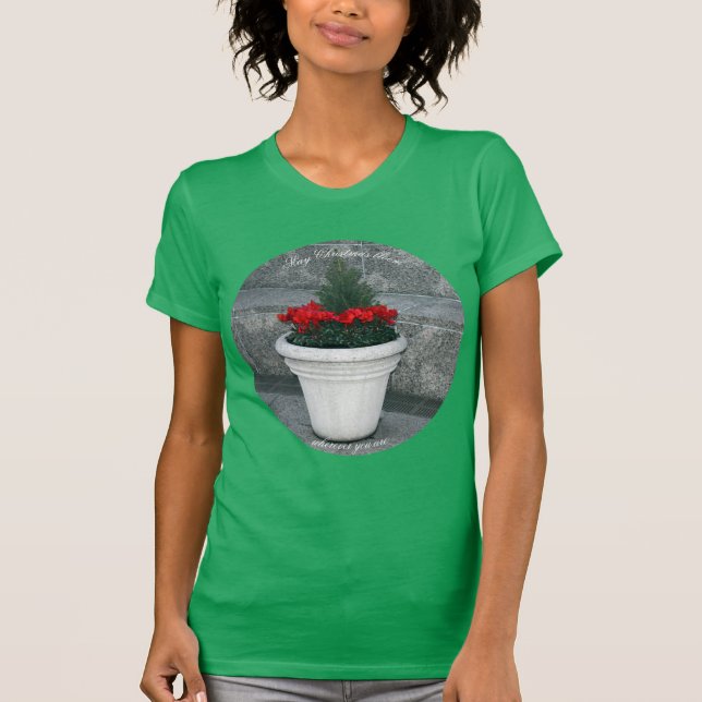 Camiseta de "Mayo Navidad Bloom" (Anverso)