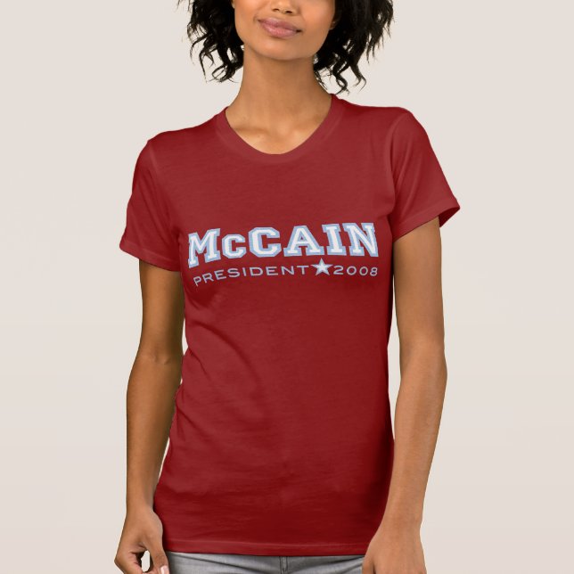 Camiseta de McCAIN (Anverso)