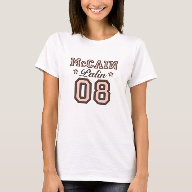 Camiseta de McCain Palin 08 (Anverso)