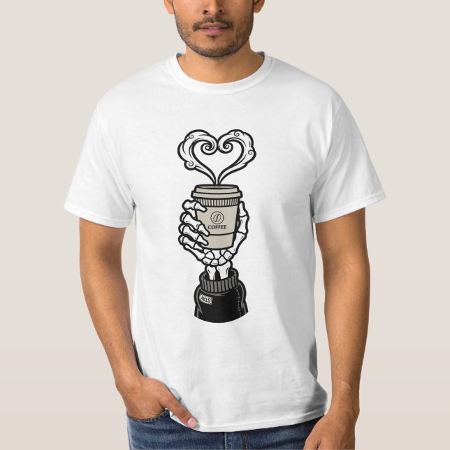 Camiseta de Me encanta el café (Anverso)