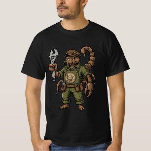Camiseta de mecánico de escorpión - Llave de talle