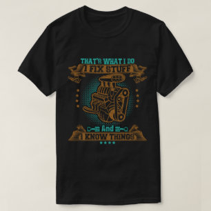 Camiseta de Mecánico de Motor Antiguo 'Reparo Cosa