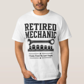 Camiseta de Mecánico Jubilado — Finalmente Arreglé