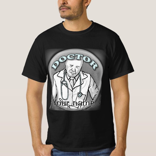 Camiseta de médico retro (Anverso)