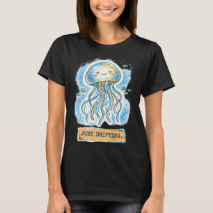 Camiseta de medusas a la deriva sin molestar