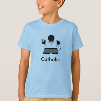 Camiseta de Meeple de la comunión del católico del