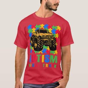 camiseta de mega camión de autismo