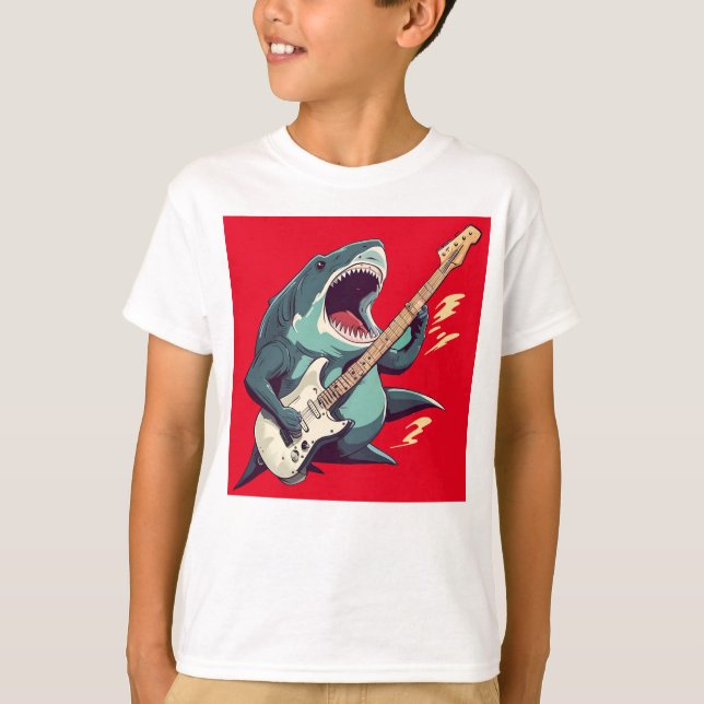 Camiseta de Megalodon Unisex Kid (Anverso)