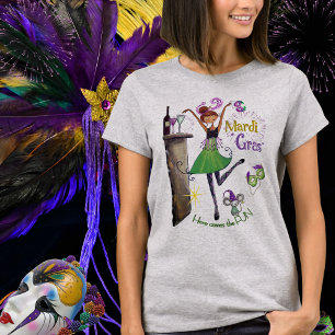 Camiseta de Mejor Amigo de Mardi Gras Caprichosa V