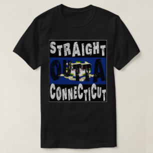 Camiseta de meme CUSTOM Straight Outta Connecticut