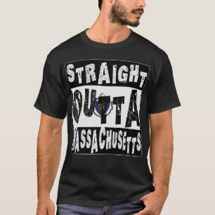 Camiseta de meme CUSTOM Straight Outta Massachuset