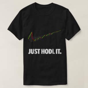 Camiseta de Meme de Crypto 'Just HODL It' para Tra