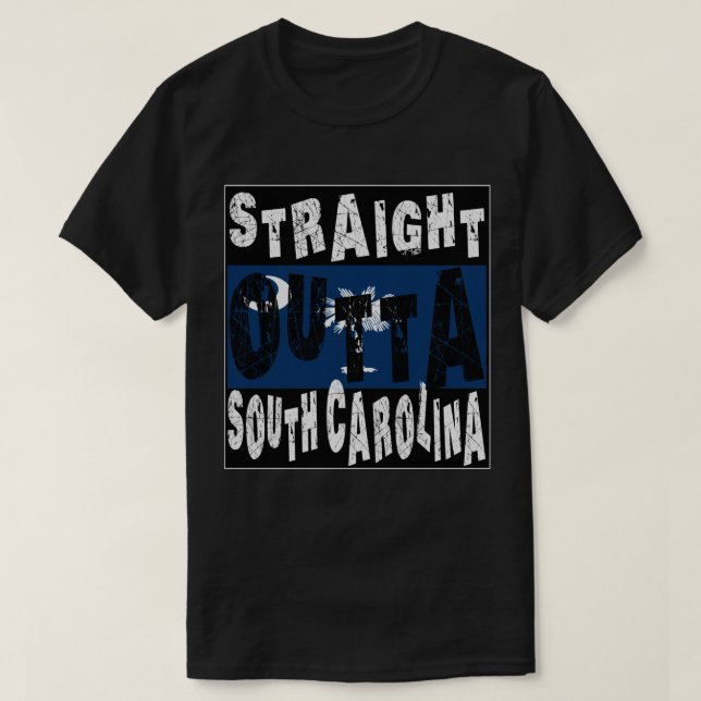 Camiseta de meme de CUSTOM Straight Outta South Ca (Diseño del anverso)