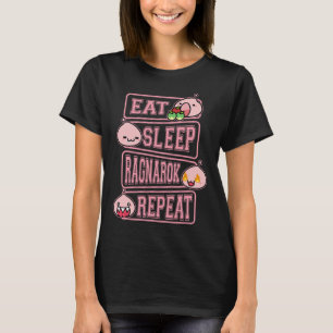 Camiseta de meme de jugador de Ragnarok Poring Eat