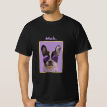 Camiseta de meme de perro divertido Meh