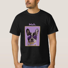 Camiseta de meme de perro divertido Meh