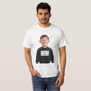 Camiseta de Meme Existencial de Una Persona Humana