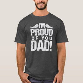 Camiseta de mensaje emocional para papá