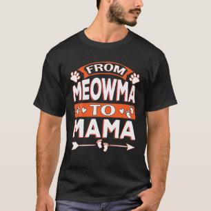 Camiseta De Meowma A Mamá - Mamá Del Gato A Madre Nueva S