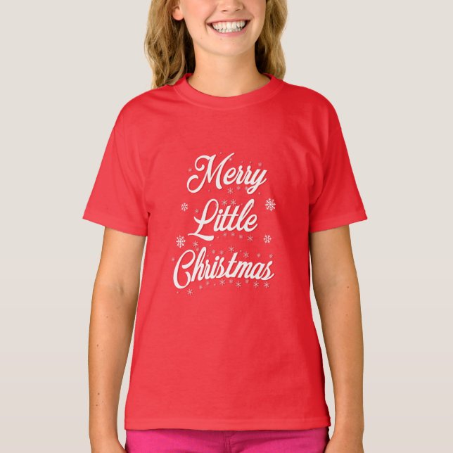 Camiseta de Merry Little Navidades (Anverso)