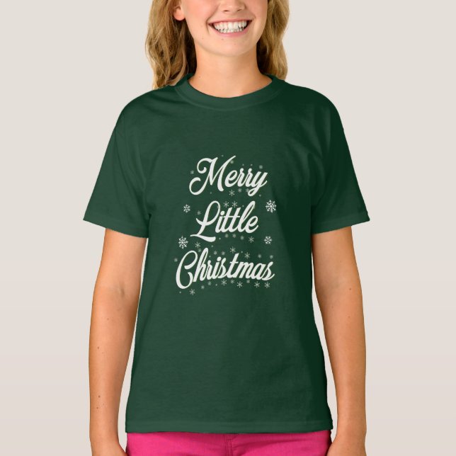 Camiseta de Merry Little Navidades (Anverso)