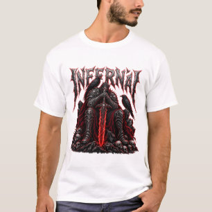 Camiseta de Metal de Fantasía Oscura Infernal, Crá
