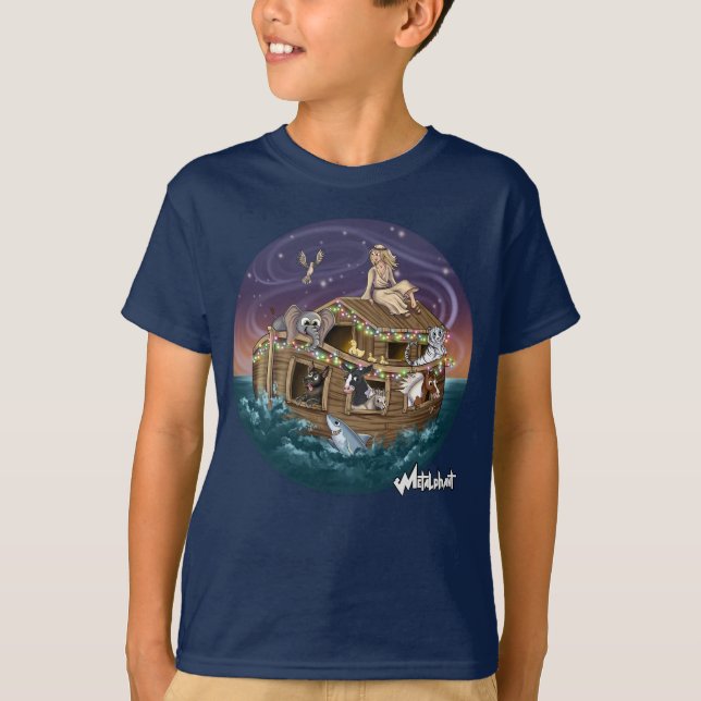 Camiseta de Metalphant Wilbur & Noah-ery's Ark Kid (Anverso)
