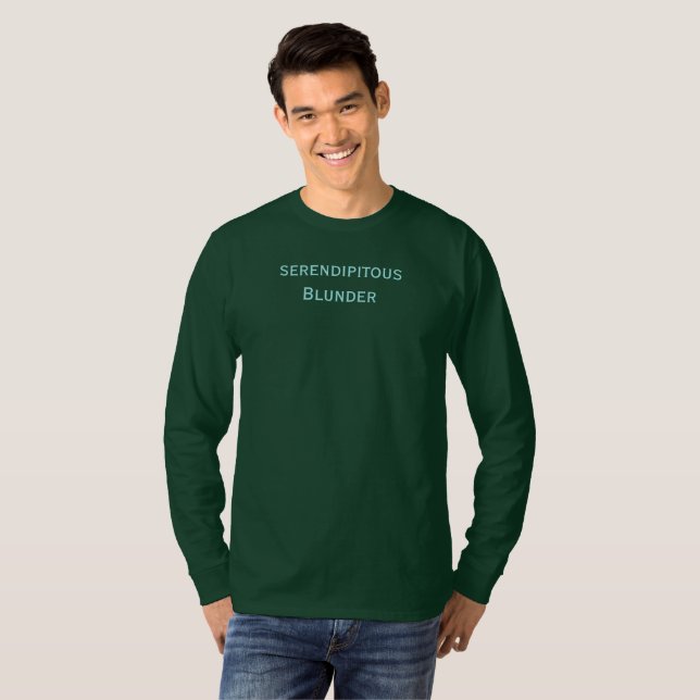 Camiseta de metida de pata de Serendipia (Anverso completo)