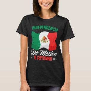 Camiseta De México 16 Septiembre Independencia Mexicana