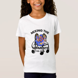 Camiseta de mezcla de música de DJ retro