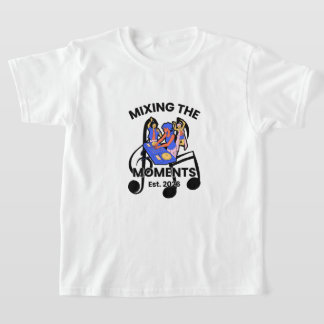 Camiseta de mezcla de música de DJ retro