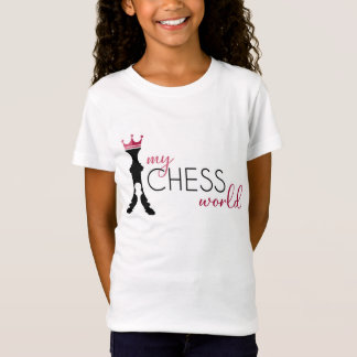 Camiseta de mi ajedrez en el mundo infantil