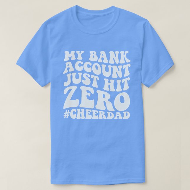 Camiseta de mi cuenta bancaria (Diseño del anverso)