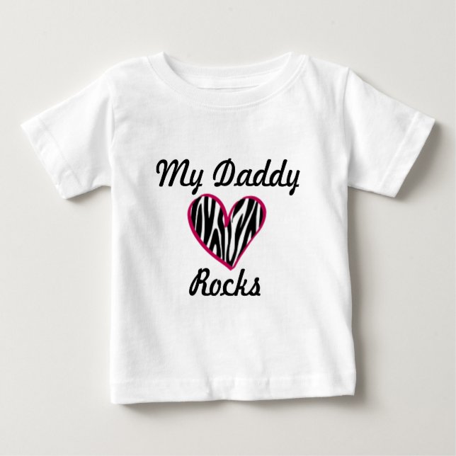 Camiseta de "Mi papá roca" (Anverso)