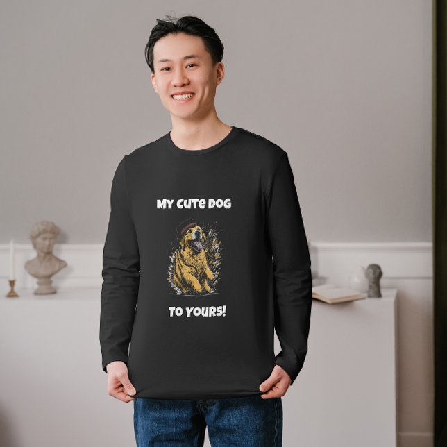 Camiseta De mi perro lindo a tu recuperador de oro (My Cute Dog To yours)