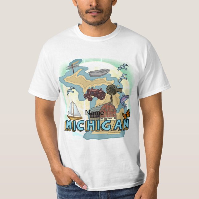 Camiseta de Michigan (Anverso)